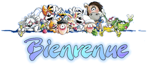 Gif animé bienvenue animaux